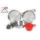 Rothco 5 Piece Stainless Steel Mess Kit - 169 | MunroPowersports.com