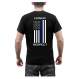 Rothco Honor and Respect 2-Sided Thin Blue Line Flag T-Shirt - Black