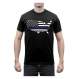 Rothco Thin Blue Line America Map T-Shirt - 1851 | MunroPowersports.com