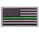 Rothco Thin Green Line US Flag Patch - Hook Back