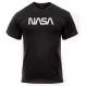 Rothco Authentic NASA Worm Logo T-Shirt - Black - 2154 | MunroPowersports.com