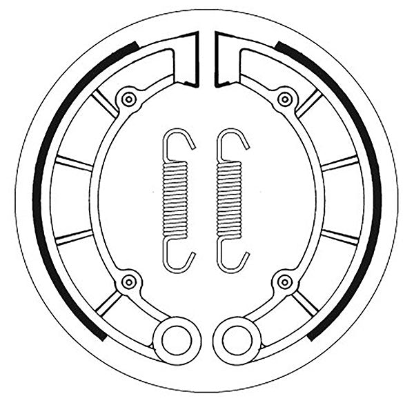 SBS BRAKE SHOES WITH SPRINGS (5192197100)