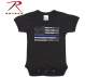 Rothco Infant Thin Blue Line One-Piece Bodysuit - 2273 | MunroPowersports.com