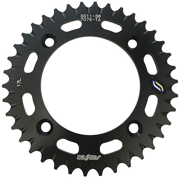 Sunstar Works Triplestar Aluminum Rear Sprockets (5-001138Bk) | MunroPowersports.com