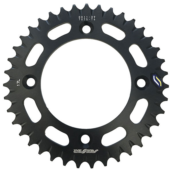 Sunstar Works Triplestar Aluminum Rear Sprockets (5-001139Bk) | MunroPowersports.com