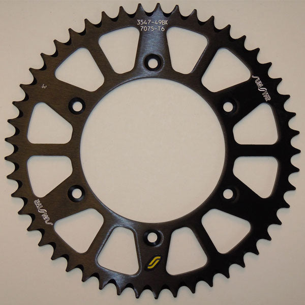 Sunstar Works Triplestar Aluminum Rear Sprocket (5-354748Bk) | MunroPowersports.com