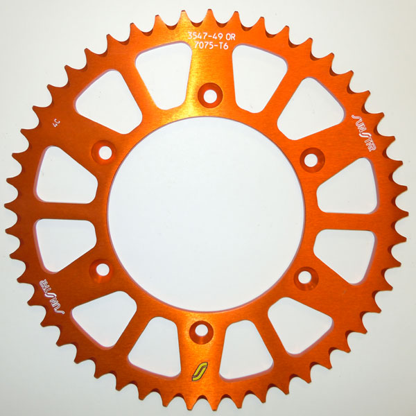 Sunstar Works Triplestar Aluminum Rear Sprocket (5-354749Or) | MunroPowersports.com