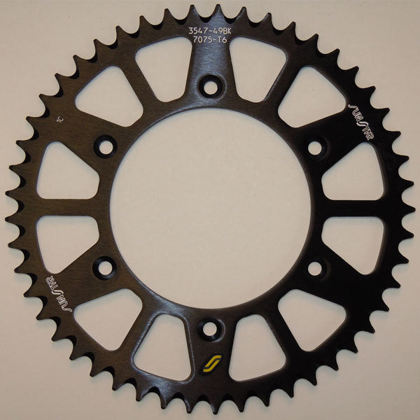 Sunstar Works Triplestar Aluminum Rear Sprocket (5-354749Bk) | MunroPowersports.com