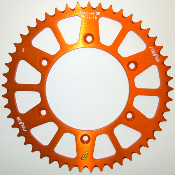Sunstar Works Triplestar Aluminum Rear Sprocket (5-354751Or) | MunroPowersports.com