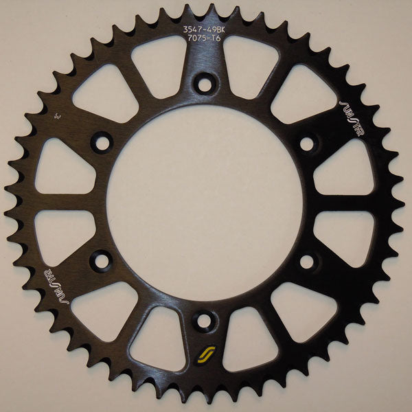 Sunstar Works Triplestar Aluminum Rear Sprocket (5-354753Bk) | MunroPowersports.com
