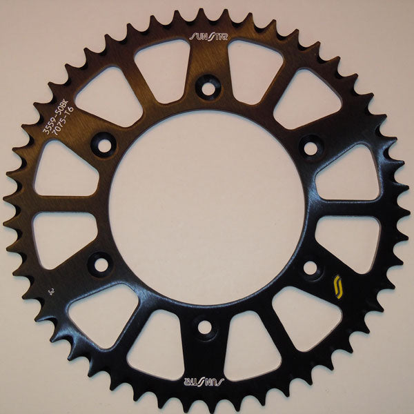Sunstar Works Triplestar Aluminum Rear Sprocket (5-355952Bk) | MunroPowersports.com