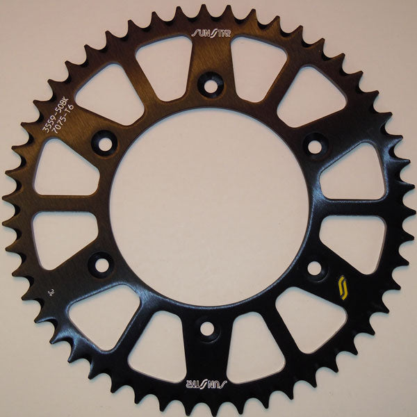 Sunstar Works Triplestar Aluminum Rear Sprocket (5-355953Bk) | MunroPowersports.com
