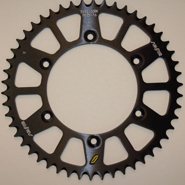 Sunstar Works Triplestar Aluminum Rear Sprocket (5-359252Bk) | MunroPowersports.com