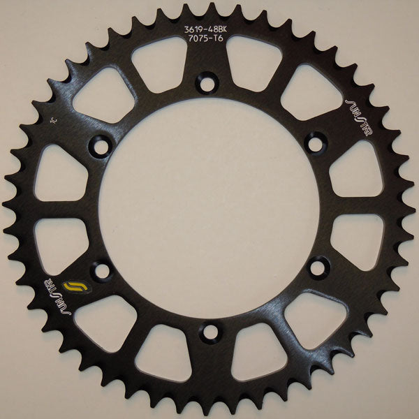 Sunstar Works Triplestar Aluminum Rear Sprocket (5-361951Bk) | MunroPowersports.com