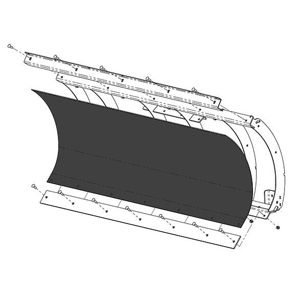 KFI Pro-Poly Replacement Blade (105858-R) | MunroPowersports.com