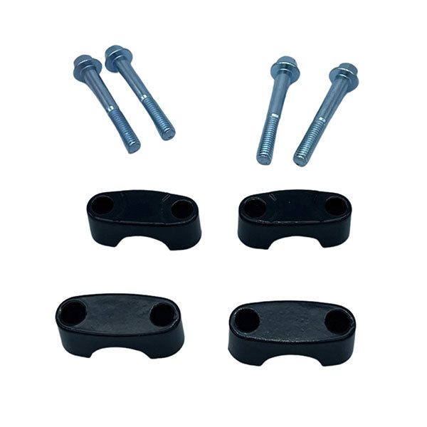 Mogo Parts Handlebar Clamps (Set With Bolts), Fits Standard 7/8" Bars (12-0404) | MunroPowersports.com