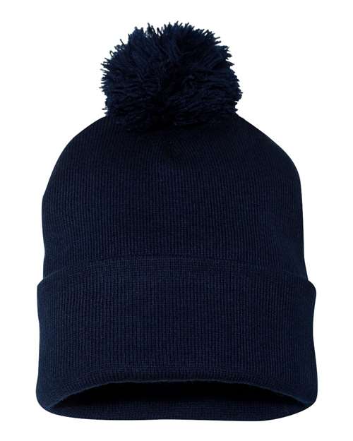 Sportsman Pom-Pom 12" Knit Beanie - SP15 | MunroPowersports.com