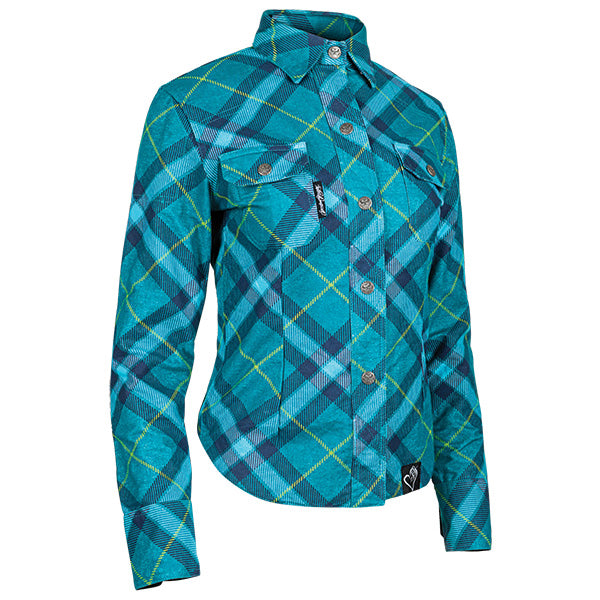 S&S WOMEN'S CROSS MY HEART REINFORCED MOTO SHIRT