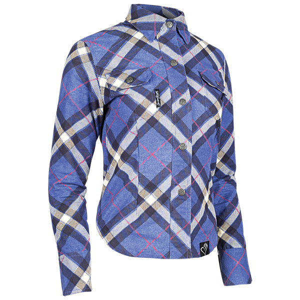 S&S WOMEN'S CROSS MY HEART REINFORCED MOTO SHIRT