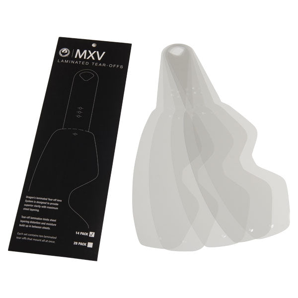 Dragon Mxv Laminated Tear-Offs 14Pk - 420-7889 | MunroPowersports.com