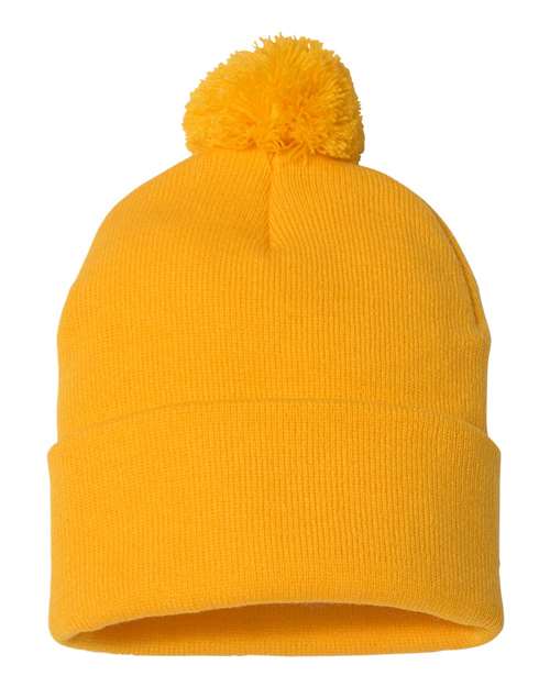 Sportsman Pom-Pom 12" Knit Beanie - SP15 | MunroPowersports.com