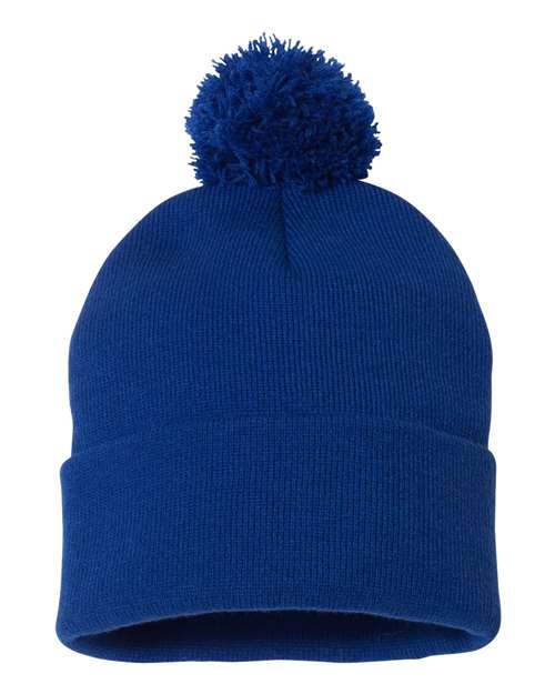 Sportsman Pom-Pom 12" Knit Beanie - SP15 | MunroPowersports.com