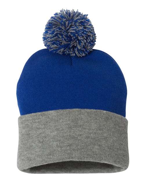 Sportsman Pom-Pom 12" Knit Beanie - SP15 | MunroPowersports.com