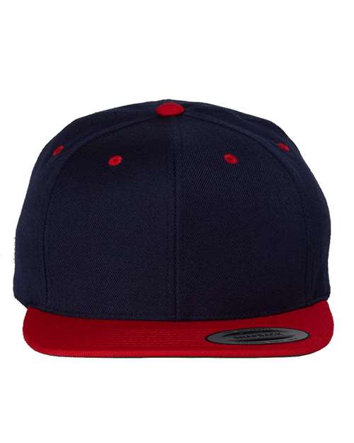 Yupoong Classics Flat Bill Snapback Cap - 6089M