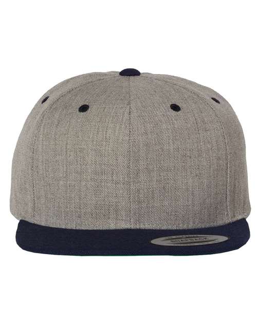 Yupoong Classics Flat Bill Snapback Cap - 6089M