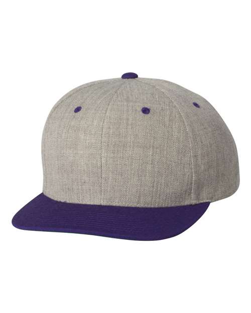 Yupoong Classics Flat Bill Snapback Cap - 6089M