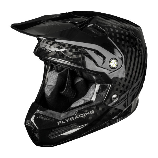 FLY RACING FORMULA CARBON MOTOCROSS HELMET SIZE YOUTH LARGE CARBON/BLACK