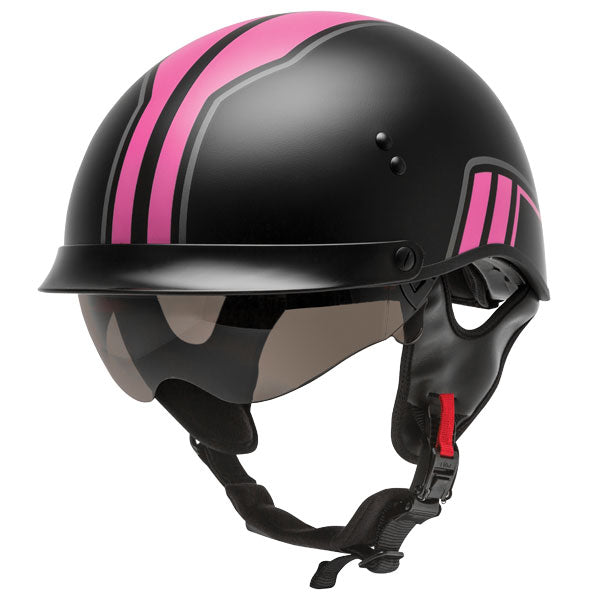 GMAX HH-65 Full Dressed Half Helmet 49-65163 | MunroPowersports.com