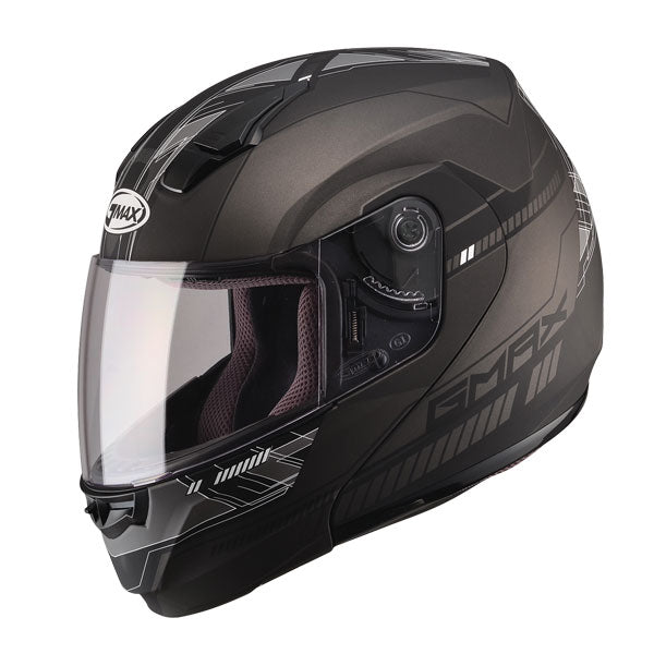 GMAX MD04 FULL FACE MODULAR HELMET SIZE XS QUADRANT/MATTE SILVER