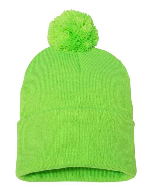 Sportsman Pom-Pom 12" Knit Beanie - SP15 | MunroPowersports.com