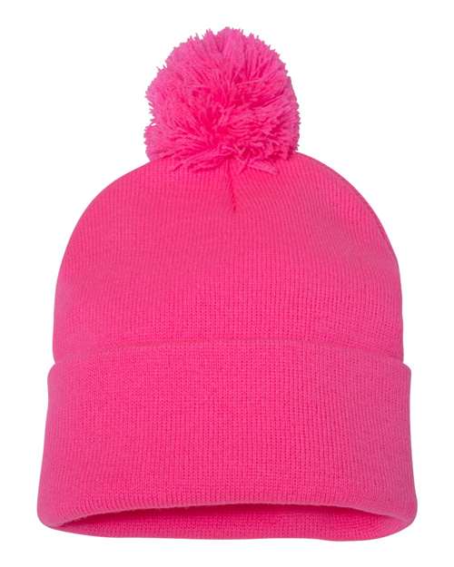 Sportsman Pom-Pom 12" Knit Beanie - SP15 | MunroPowersports.com