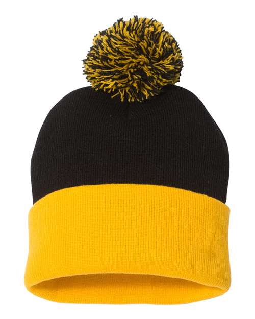 Sportsman Pom-Pom 12" Knit Beanie - SP15 | MunroPowersports.com