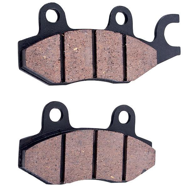 Mogo Parts Brake Pads (97X42Mm; 77X42Mm) Grooved (13-0402) | MunroPowersports.com