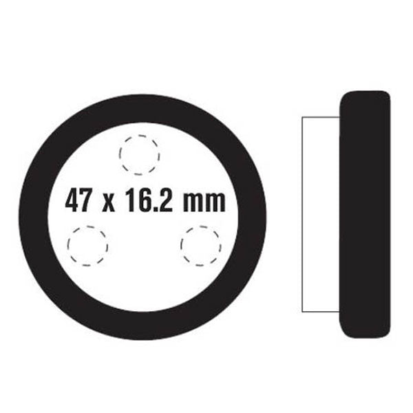 Rock Hard Full-Metal Brake Pad (AT-05457F) | MunroPowersports.com