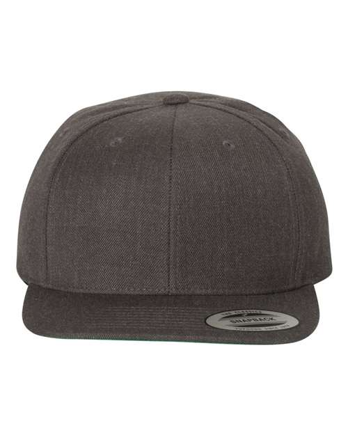 Yupoong Classics Flat Bill Snapback Cap - 6089M