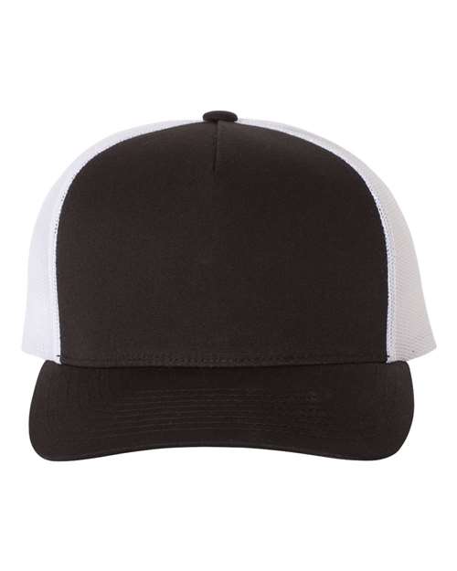 Yupoong Adult 5-Panel Retro Trucker Cap - 6506 | MunroPowersports.com
