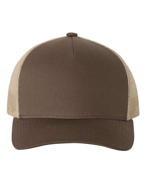 Yupoong Adult 5-Panel Retro Trucker Cap - 6506 | MunroPowersports.com