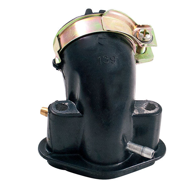 Mogo Parts Carburetor Intake Manifold (GY6 50CC, 2-Port, 27Mm) (05-0217-D) | MunroPowersports.com