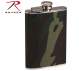 Rothco Woodland Camo Stainless Steel Camo Flask - 651 | MunroPowersports.com
