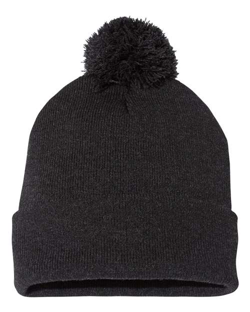 Sportsman Pom-Pom 12" Knit Beanie - SP15 | MunroPowersports.com