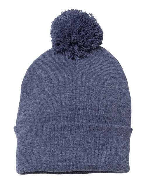 Sportsman Pom-Pom 12" Knit Beanie - SP15 | MunroPowersports.com