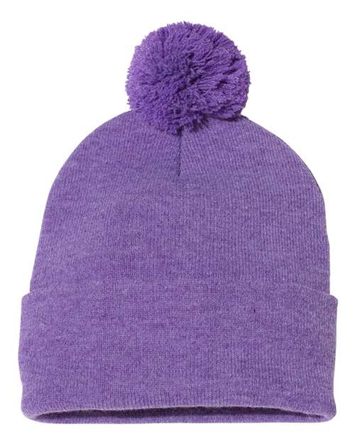 Sportsman Pom-Pom 12" Knit Beanie - SP15 | MunroPowersports.com
