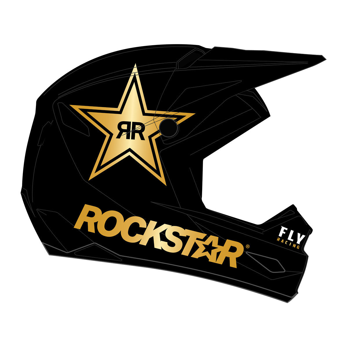 FLY Racing Kinetic Rock Star Helmet 73-3311X