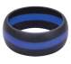 Rothco Thin Blue Line Silicone Ring - 800 | MunroPowersports.com