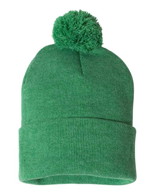 Sportsman Pom-Pom 12" Knit Beanie - SP15 | MunroPowersports.com
