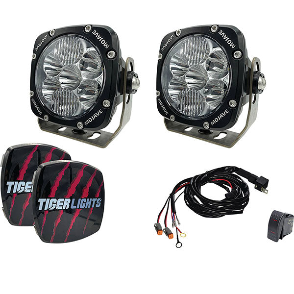Tiger Lights Mojave 5" Light Kit & Harness (Tlm5-Kit) - 86-03061 | MunroPowersports.com